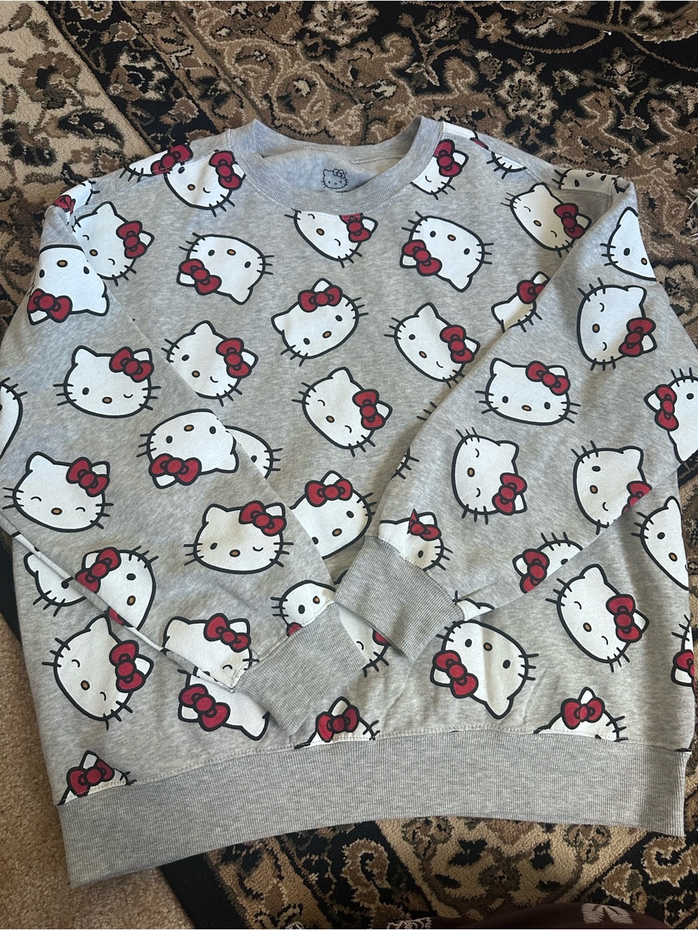 Hello Kitty Sanrio Gray Sweatshirt – Size M